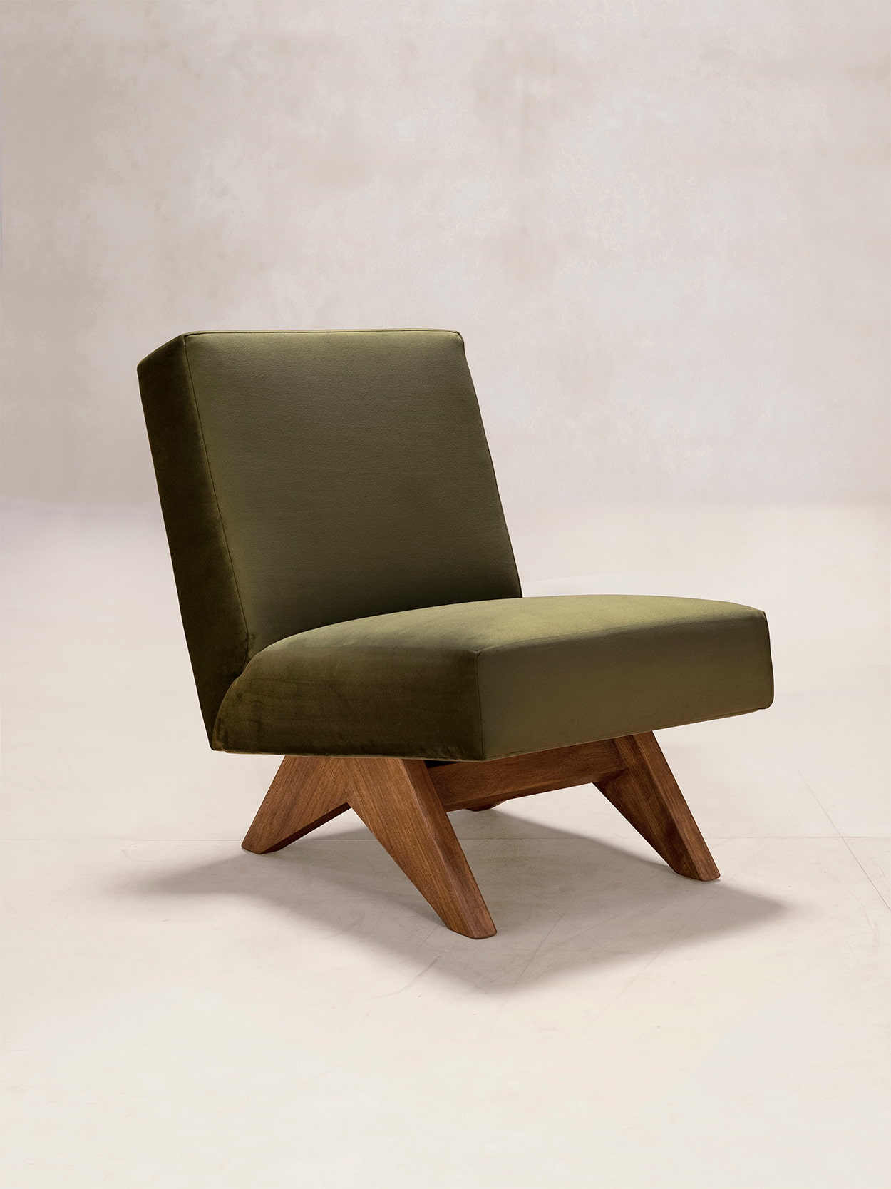 Upholstered Armless Chair 1
